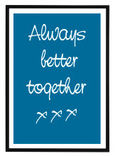 Ramme svart 21 x 30 cm